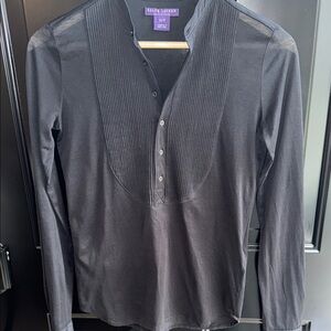 Ralph Lauren Collection Black Top XS